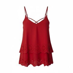 Myan Tiered Cutout Tank Top